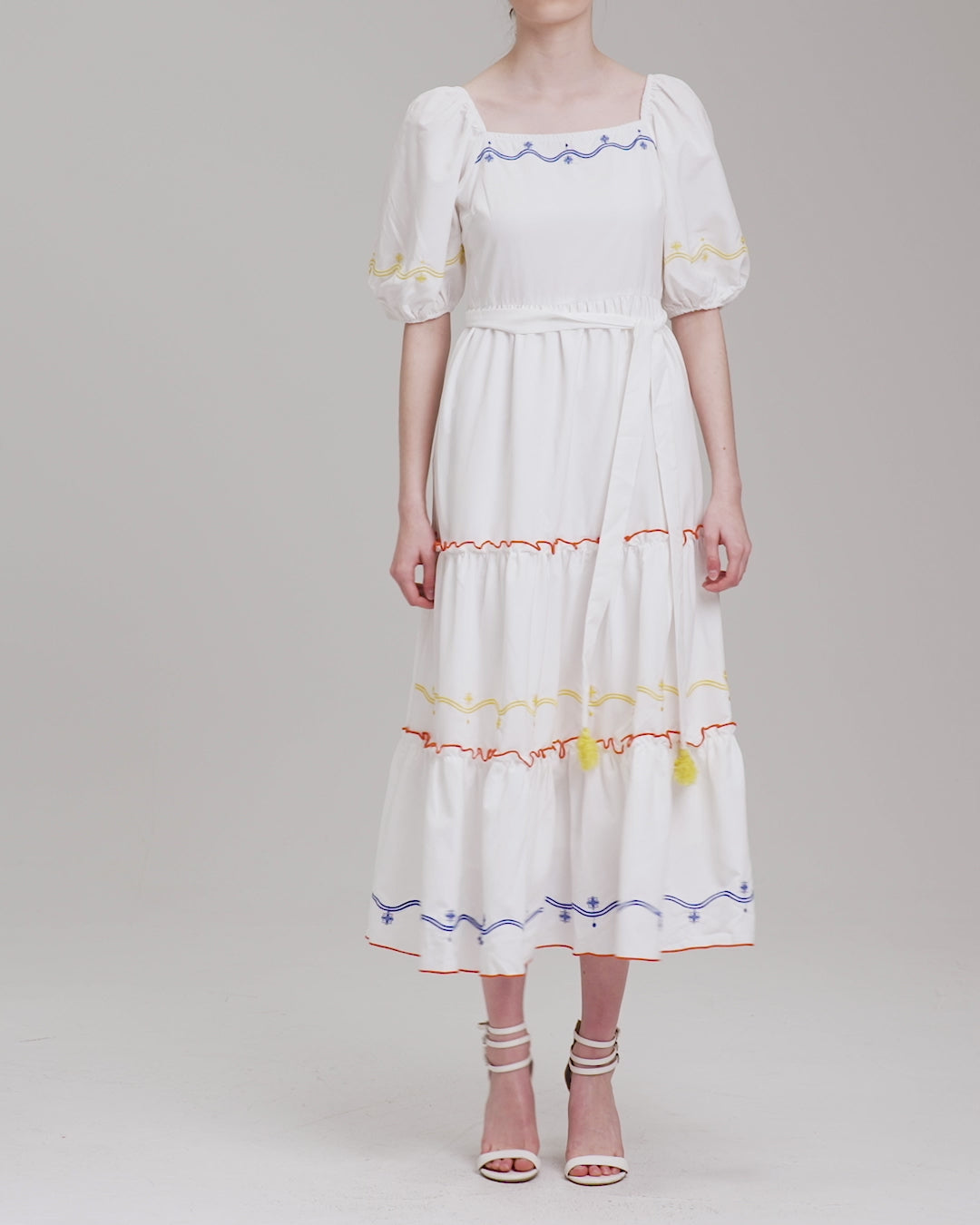  white midi summer dress, Shahida Parides, ladies midi summer dresses, silk slip dress midi,