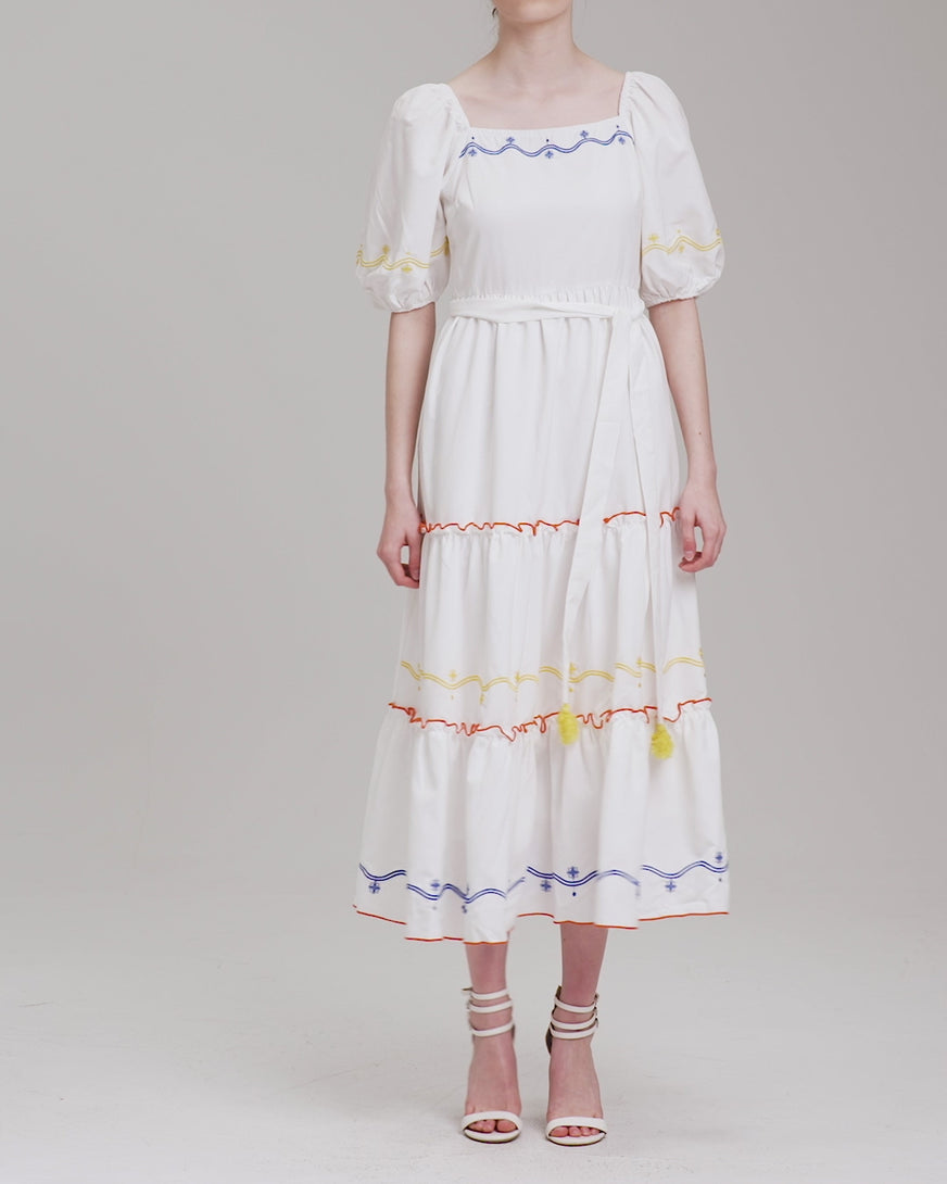  white midi summer dress, Shahida Parides, ladies midi summer dresses, silk slip dress midi,