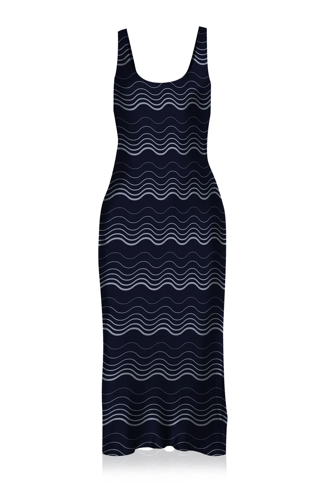 Designer Sexy Black Midi Dress Designer Sexy Black Midi Dress