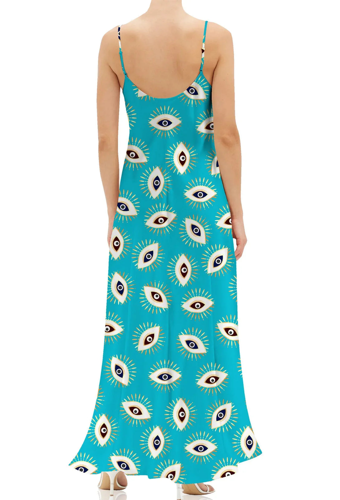 Designer Silk Camisole Dress | Cami Slip Maxi Dress