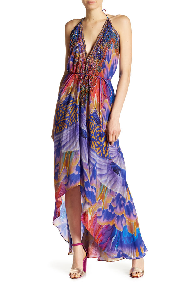  long purple prom dress, Shahida Parides, beach maxi dress, long summer dresses, backless maxi dress,