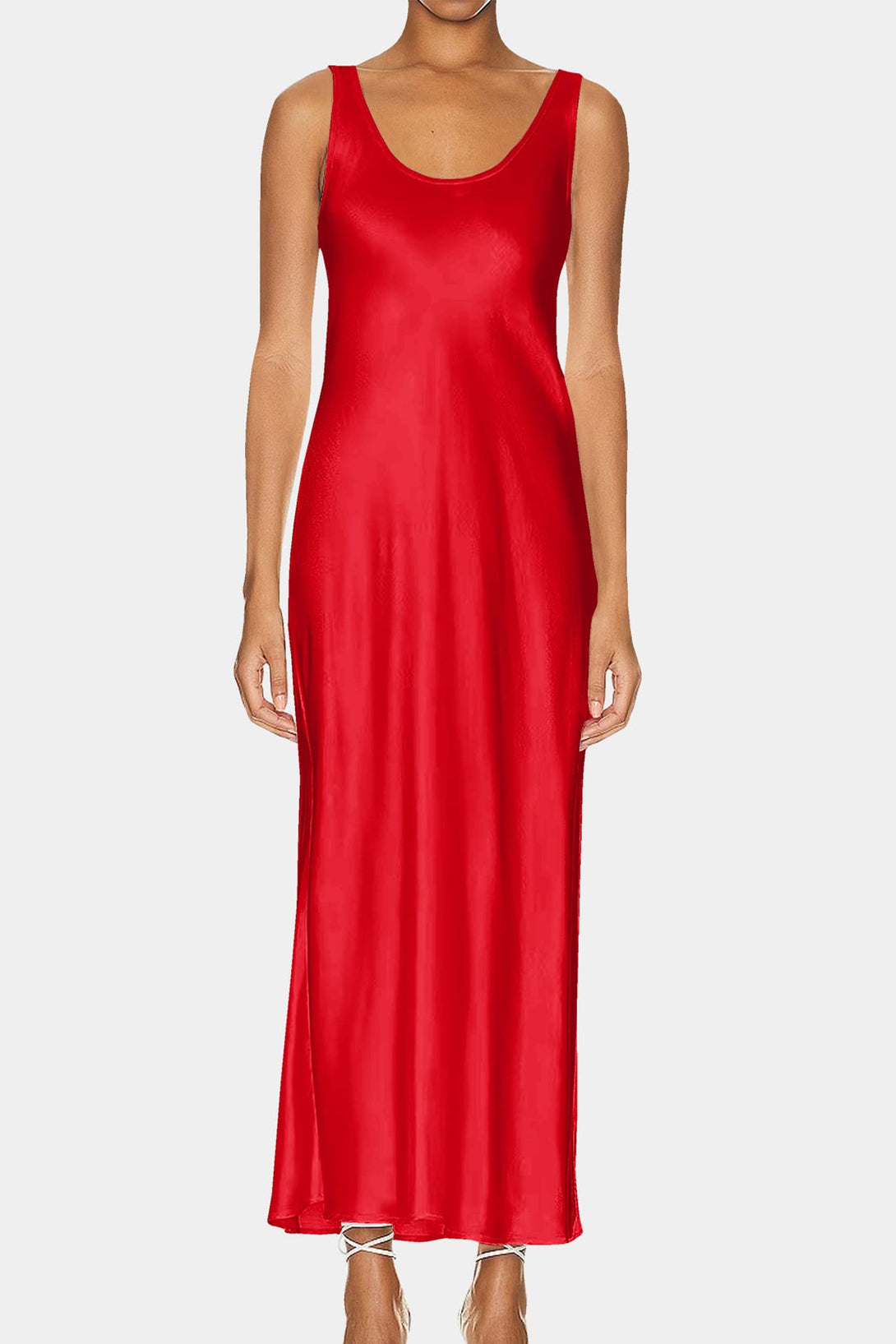 dark red slip dress Designer Red Slip Dress | Red Cami Bodycon Dress