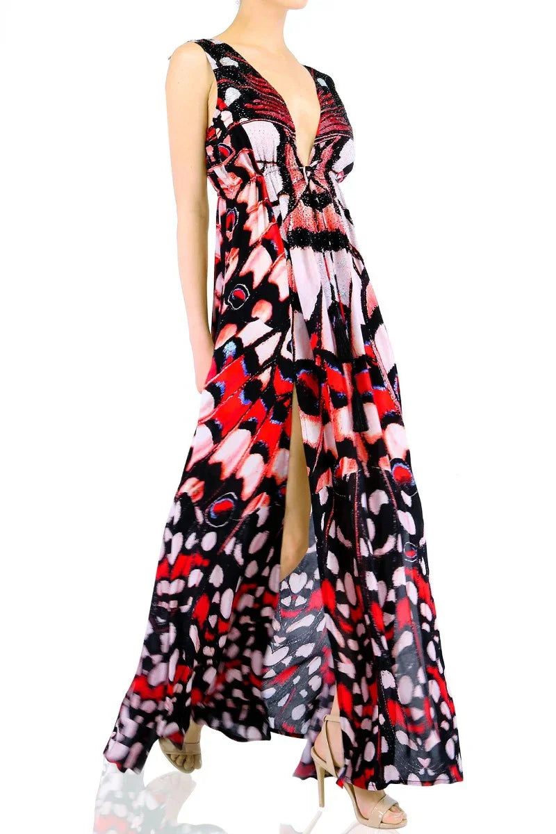 Designer Maxi Dress | Long Summer Dresses for Women | Shahida Parides Small - Medium Designer Maxi Dress | Long Summer Dresses for Women | Shahida Parides Small - Medium