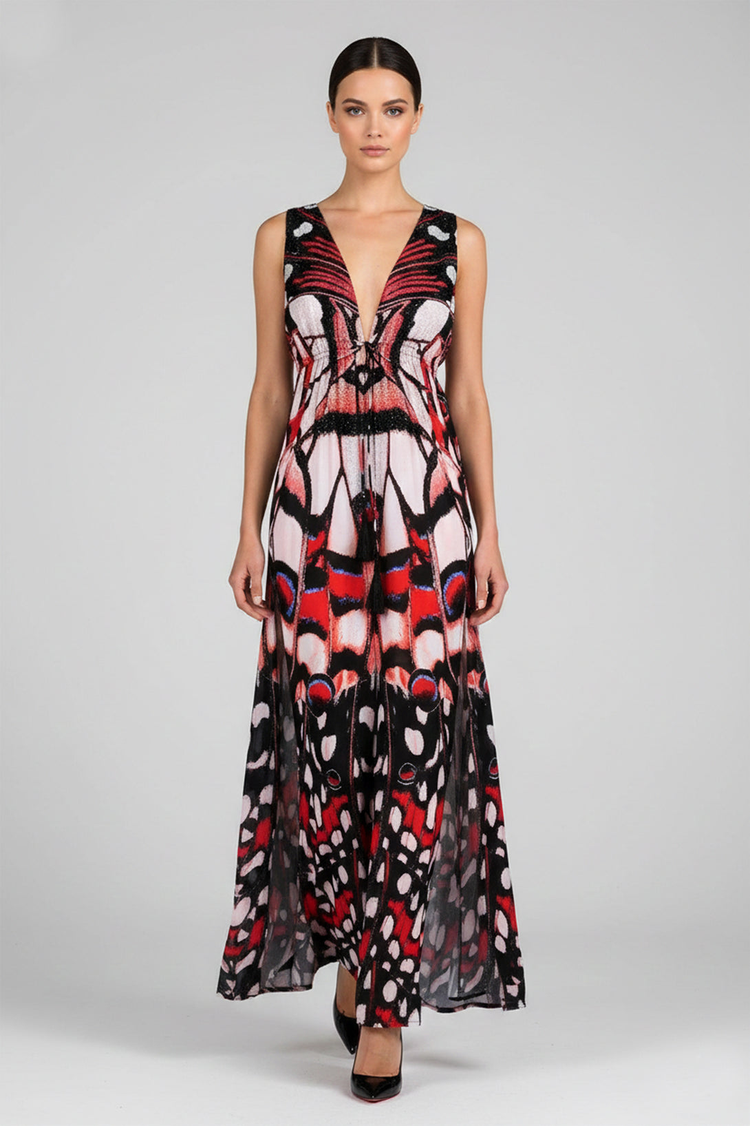 Designer Maxi Dress | Long Summer Dresses For Women | Shahida Parides Small