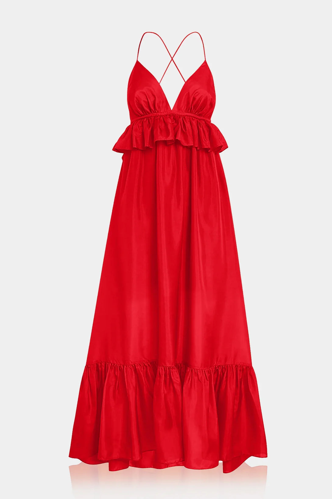 Shahida Parides,
Long Dress,
ladies red dress,
flowy maxi dress,