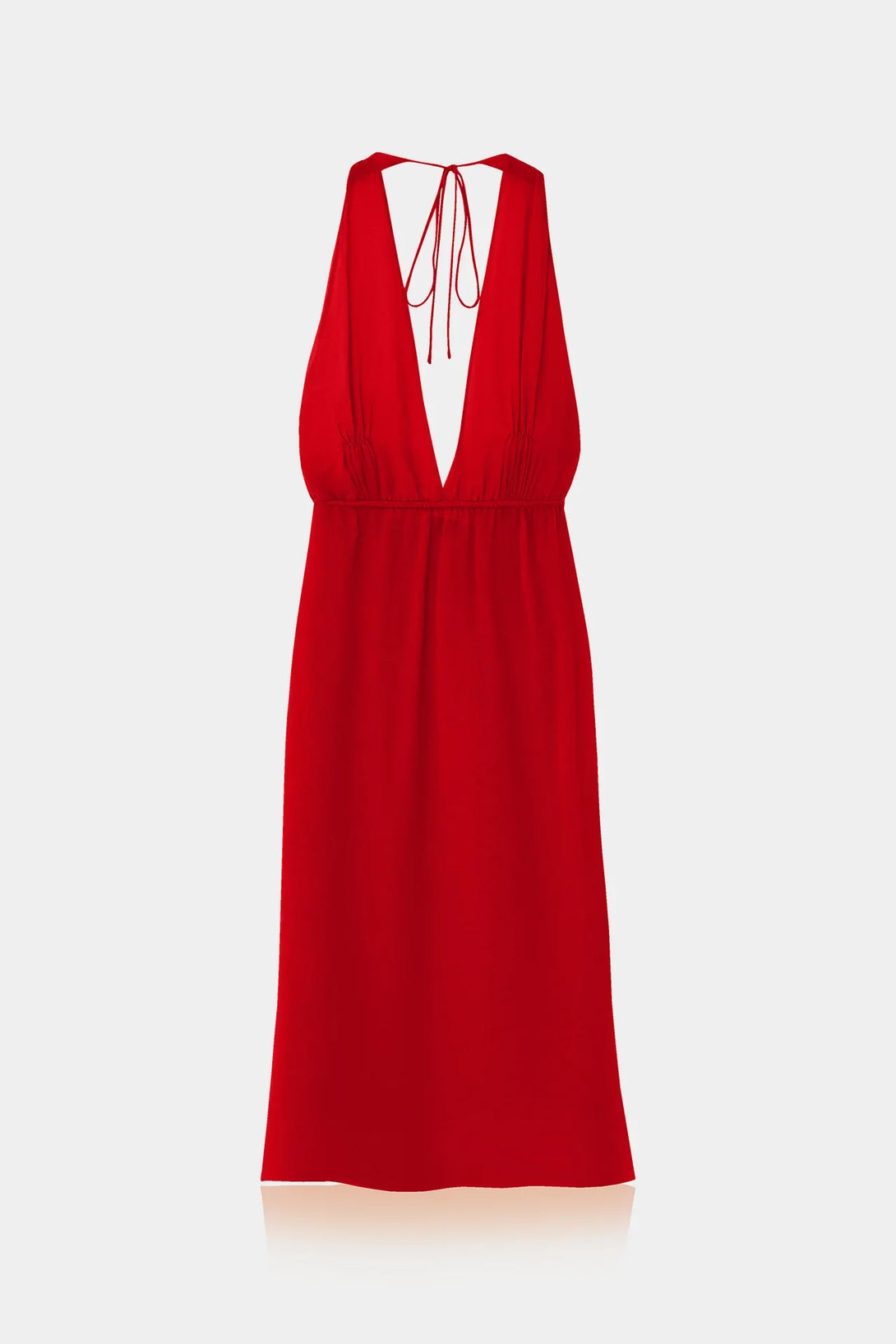 Designer Modest Midi Dresses | Red Midi Dress - Shahida Parides Designer Modest Midi Dresses | Red Midi Dress - Shahida Parides