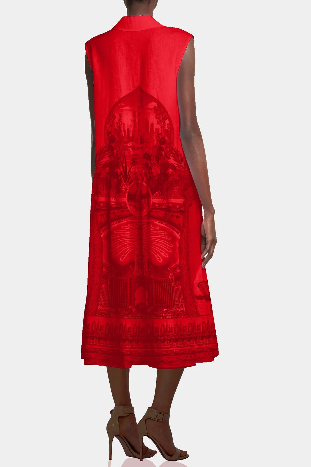 Red midi women dresses mid length dresses midi hot dresses for women Shahida Parides