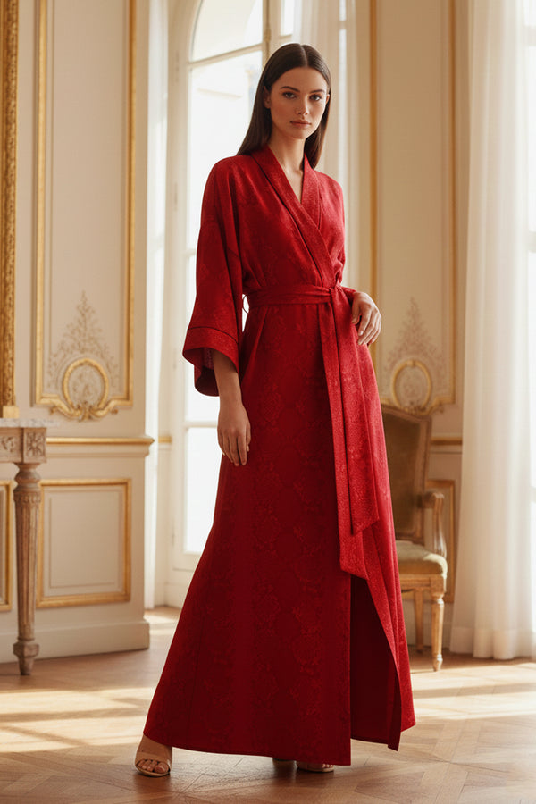 Kyle-X-Shahida, luxury-kimono, printed-robe, silk-kimono, womens-fashion, silk-clothing, elegant-robe, luxury-robe