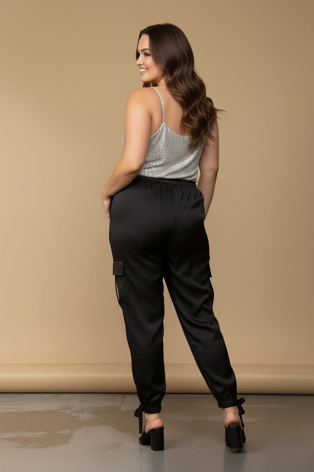 stylish black jogger pants for women travel, Shahida,