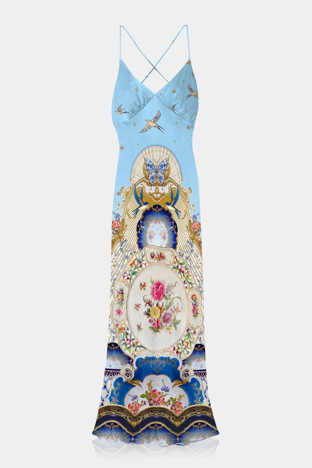 S Romantic Blue Sundress For Women S Romantic Blue Sundress For Women