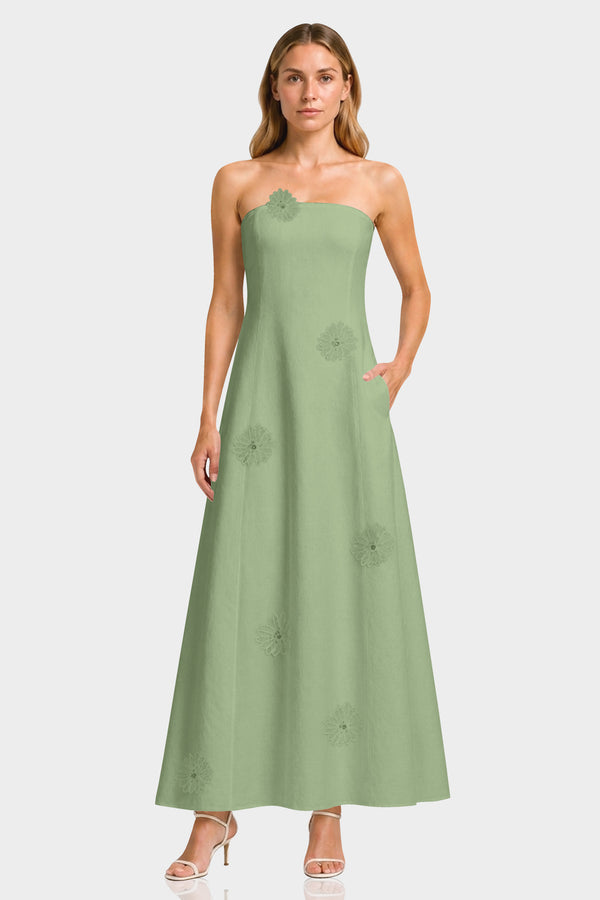 sage green dress cotton Cottage Essence Dress Sage | Size M