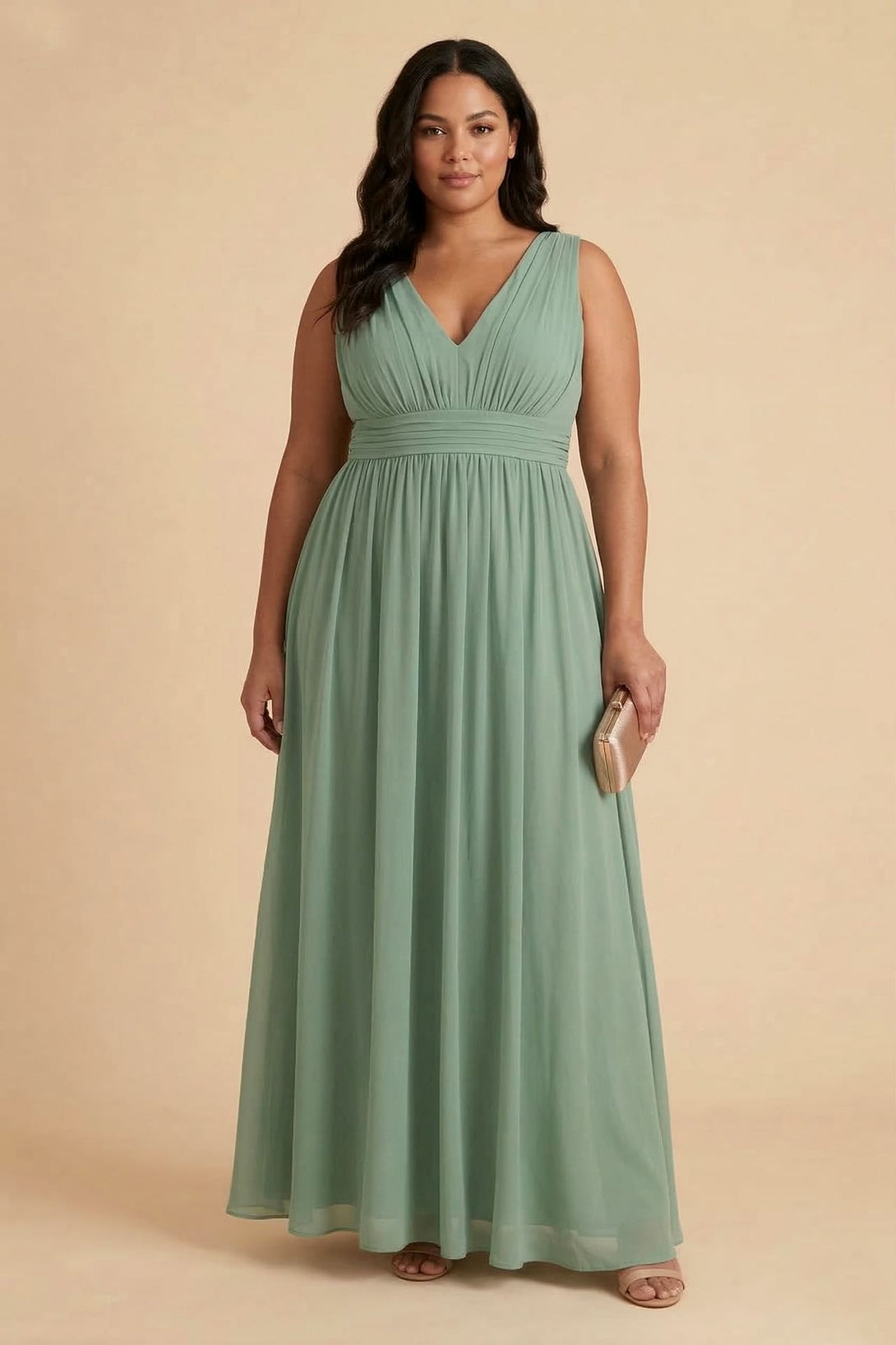 Sage Green Chiffon Maxi Dress | Shahsi Heaven Hue | Shahida Shahida Parides Sage Green Chiffon Maxi Dress | Shahsi Heaven Hue | Shahida Shahida Parides