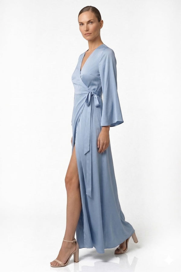 Dusty Blue Bridesmaid Dress  Shahida Parides