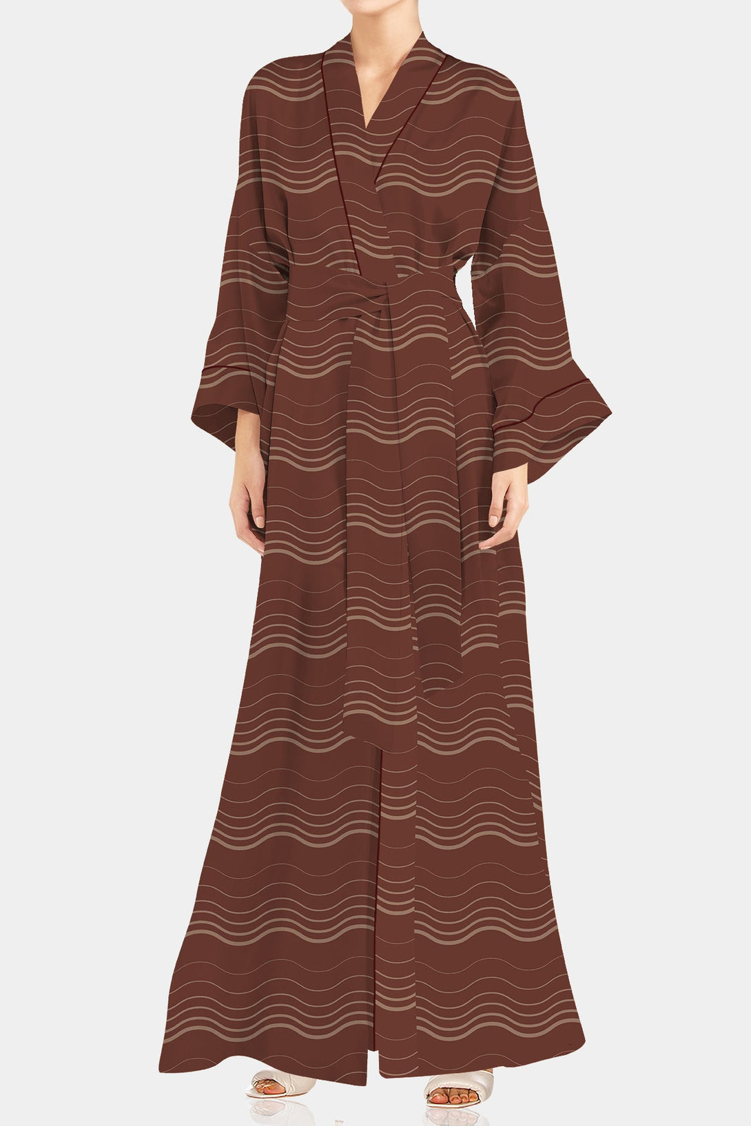 Designer Kimonos For Women | Printed Silk Robe - Kyle X Shahida Custom Designer Kimonos For Women | Printed Silk Robe - Kyle X Shahida Custom