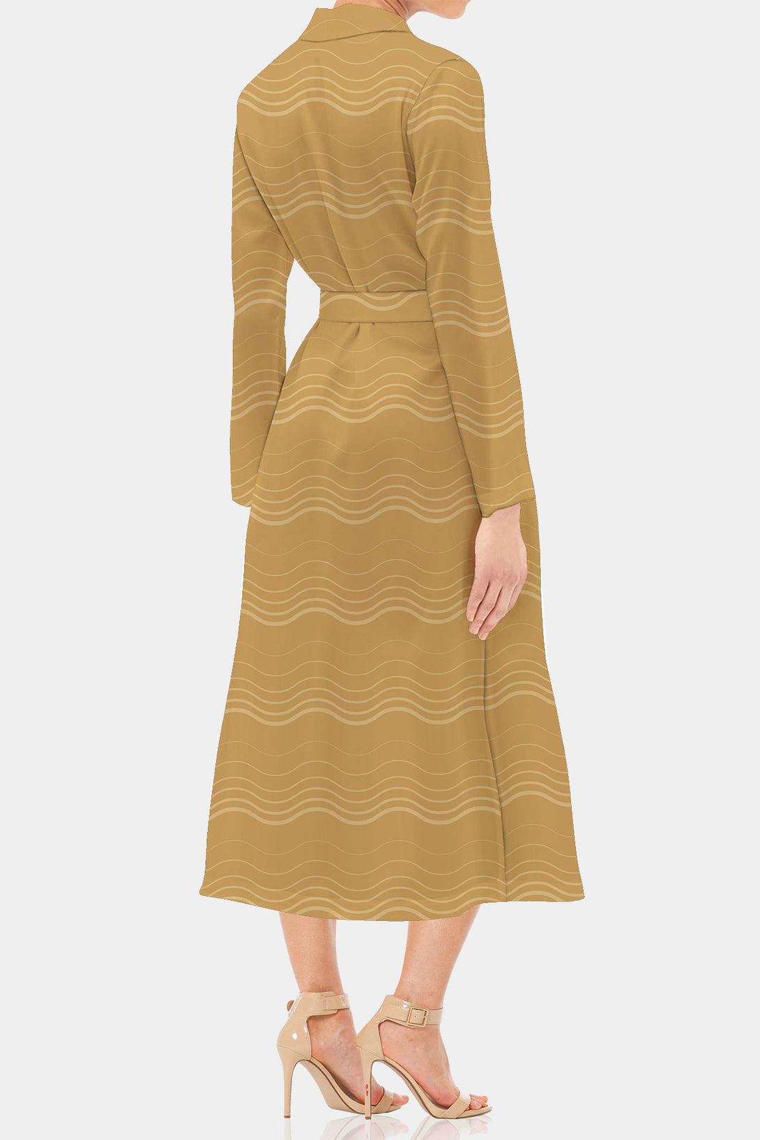 Kyle X Shahida,
robe dress,
midi wrap dress,
jackets and coats,