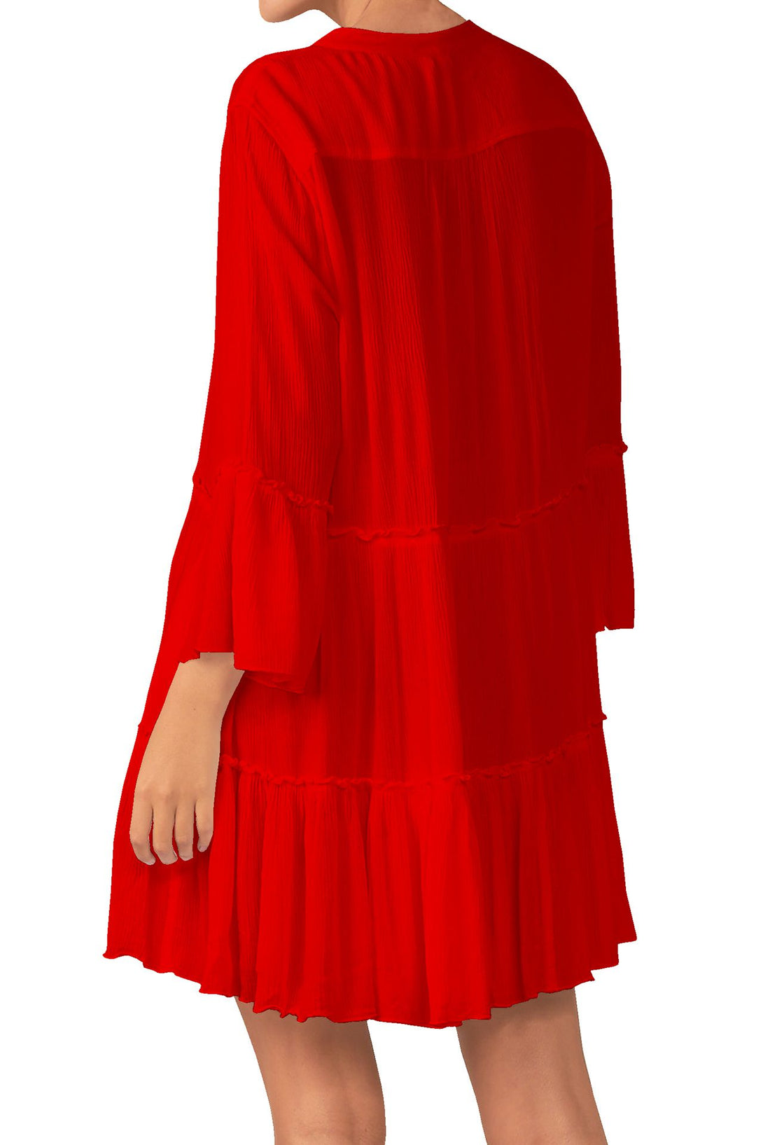  red mini dress with long sleeves, short sleeve dress mini, Shahida Parides, sexy mini dresses for women,