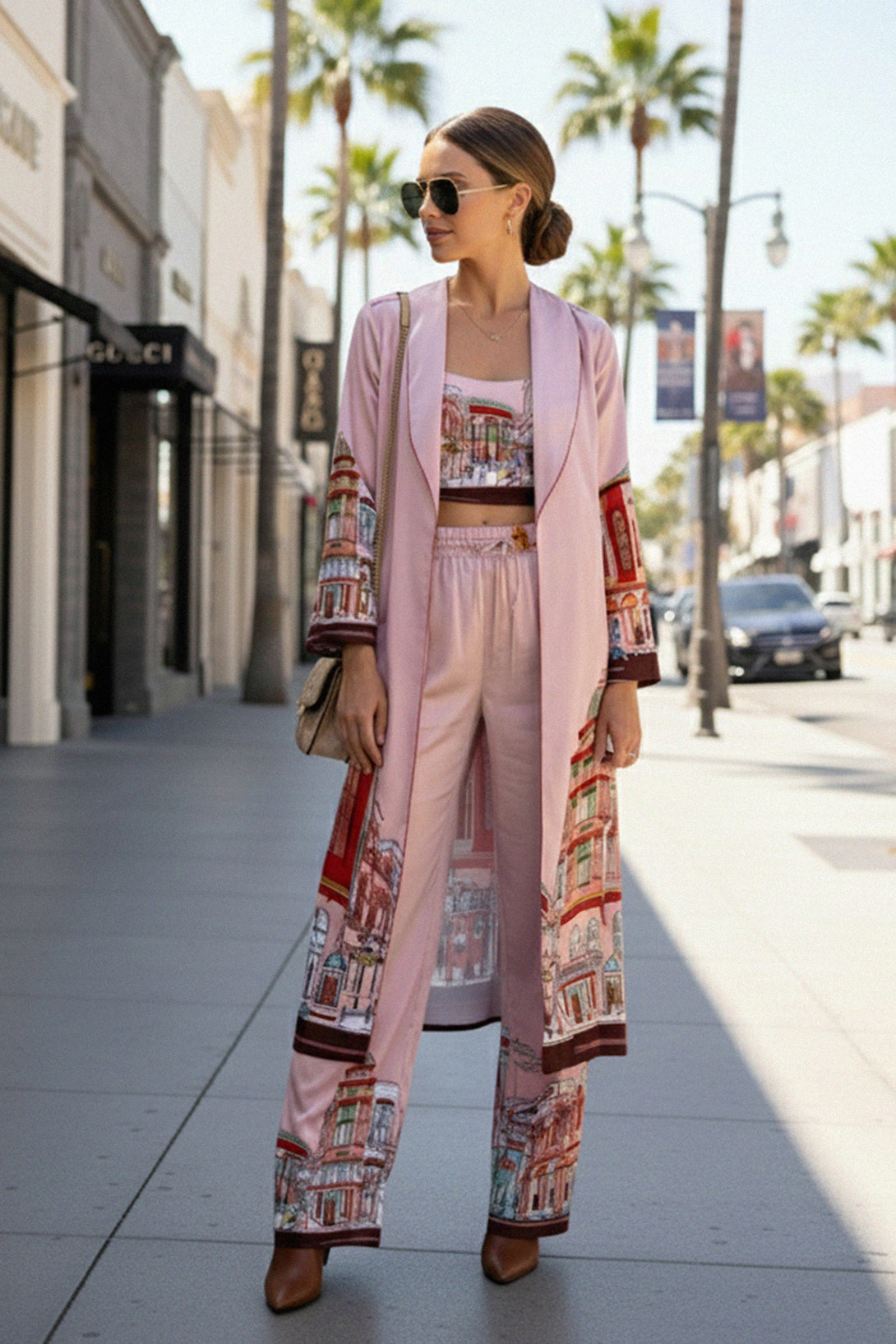 sexy silk kimono, short printed robe, women silk wrap, luxury kimono robe