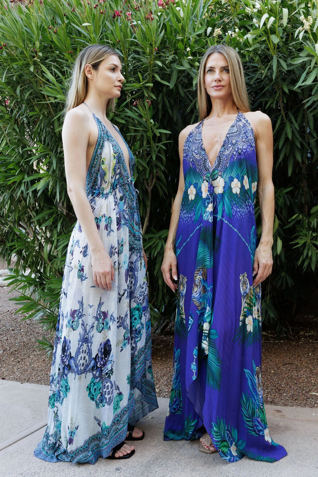baroque blue dress One Size Azure Silk Scarf Maxi House of CB Birthday DROP 2 Rush:Yes and side