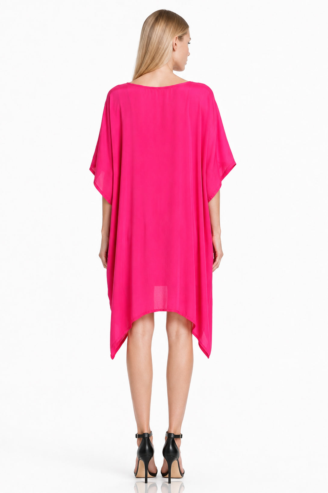 Designer Pink Mini Dress | Short Dress | Best Caftan
