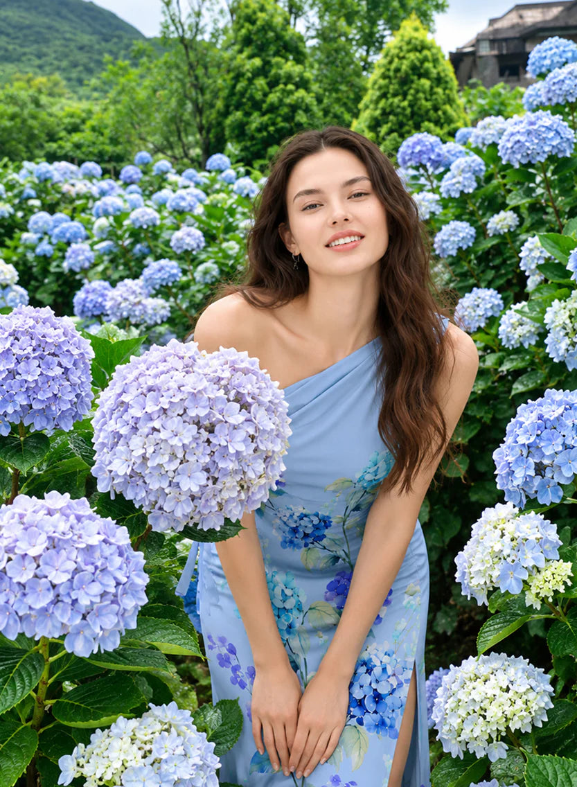 The Misty Blue bridesmaid Dresses