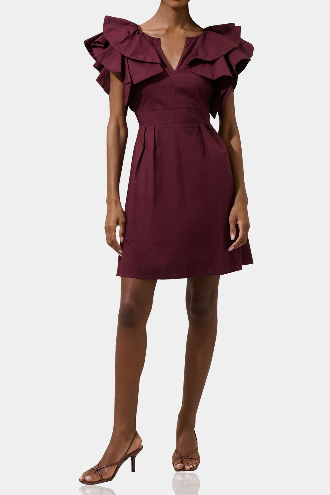 Designer Brown Dresses | Short Party Dresses | Kyle X Shahida Shahida Parides Designer Brown Dresses | Short Party Dresses | Kyle X Shahida Shahida Parides