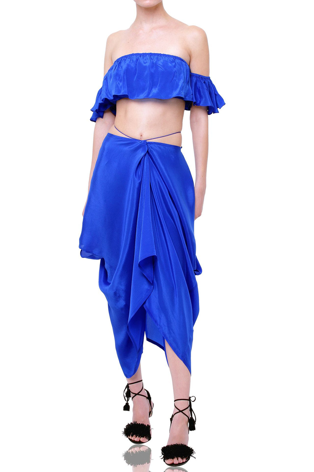  royal blue mini dress, luxury kaftan, Shahida Parides, sleeveless mini dress, sexy short dresses,
