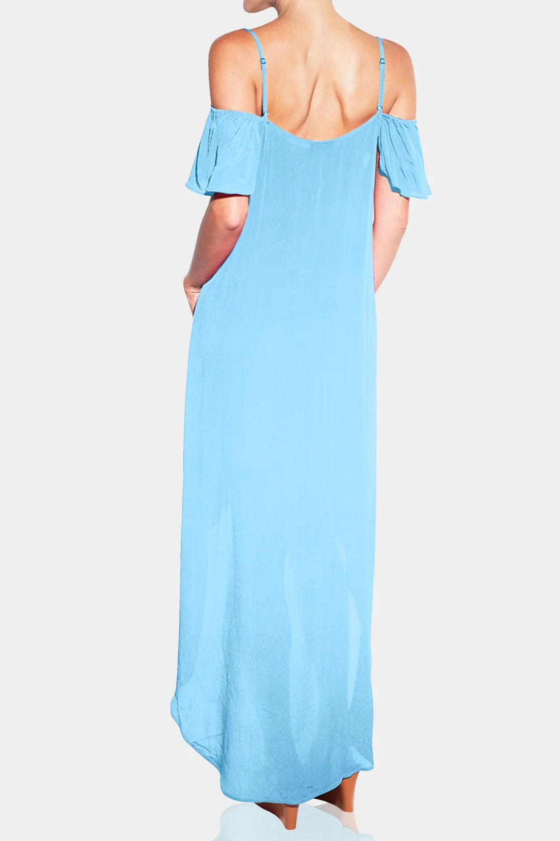S Sexy Blue High Low Homecoming Dresses