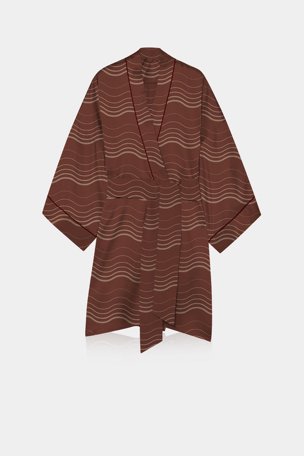 short silk robes for women, short summer kimono, short silk robe womens, Kyle X Shahida,