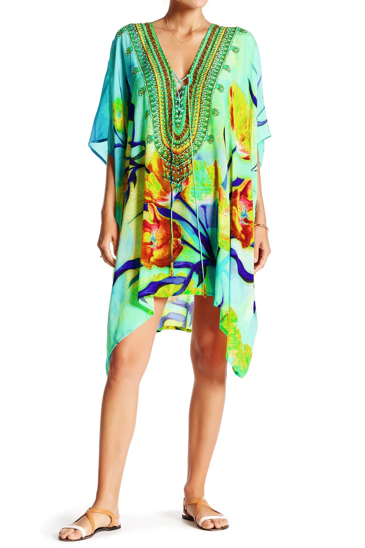 Designer Multiway Dress | Luxury Kaftan | Silk Kaftan |Shahida Parides