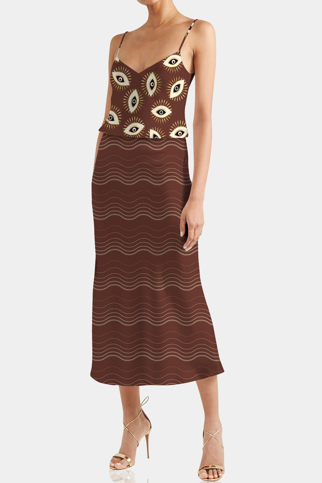 Designer Knee Length Cute Skirts | Knee Skirt Length
