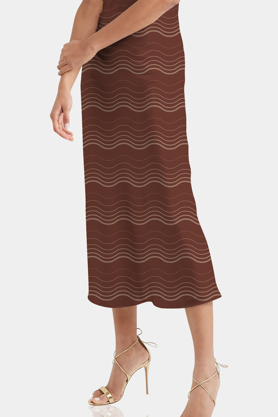 Designer Knee Length Cute Skirts | Knee Skirt Length - Kyle x Shahida   Shahida Parides