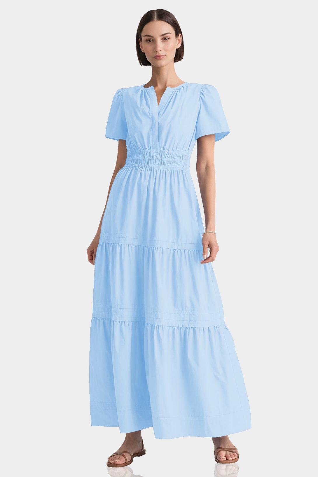 premium cotton dress Bella Cotton Wrap Dress Ruffleberry