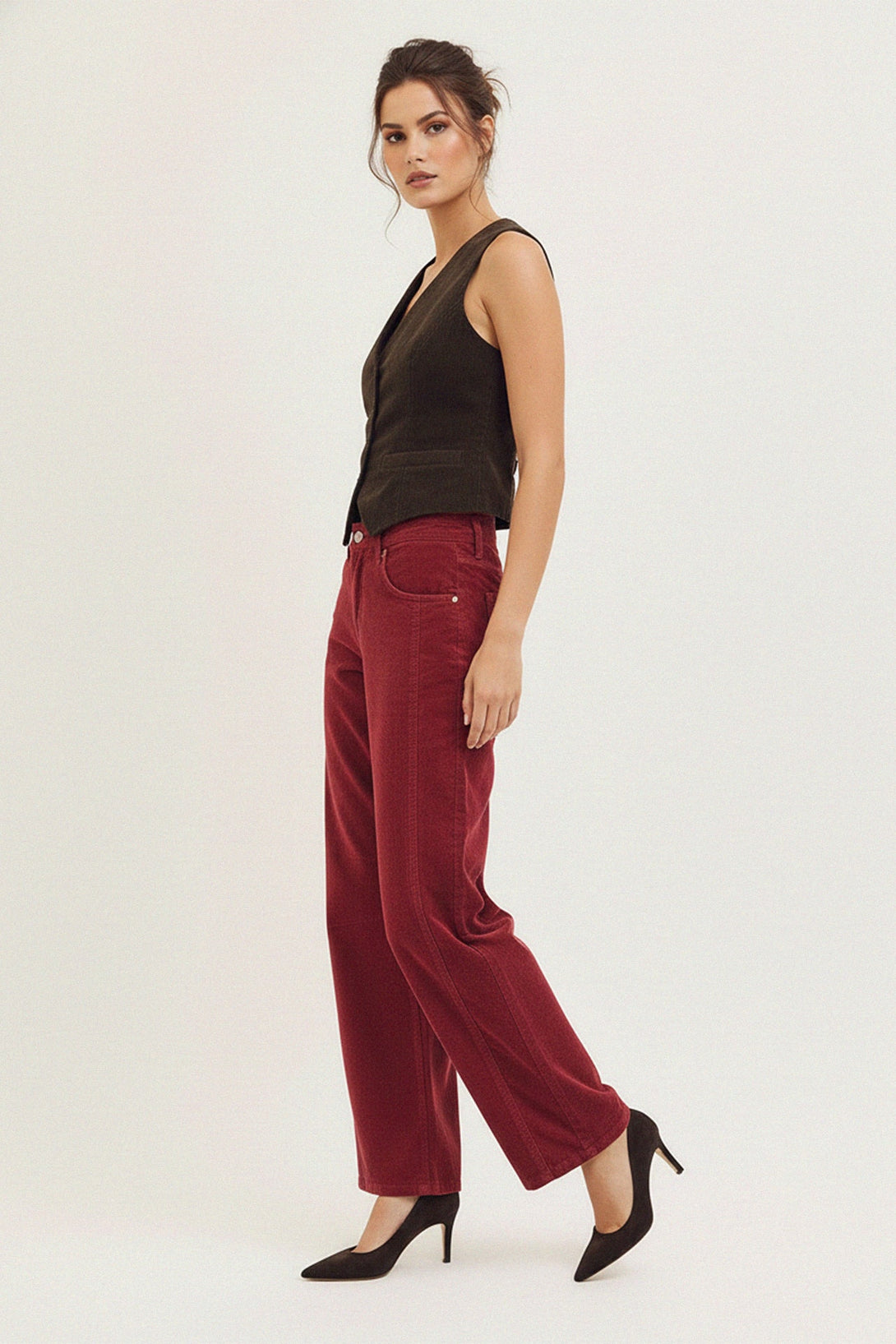 timeless corduroy vest for women casual fashion, Shahida,