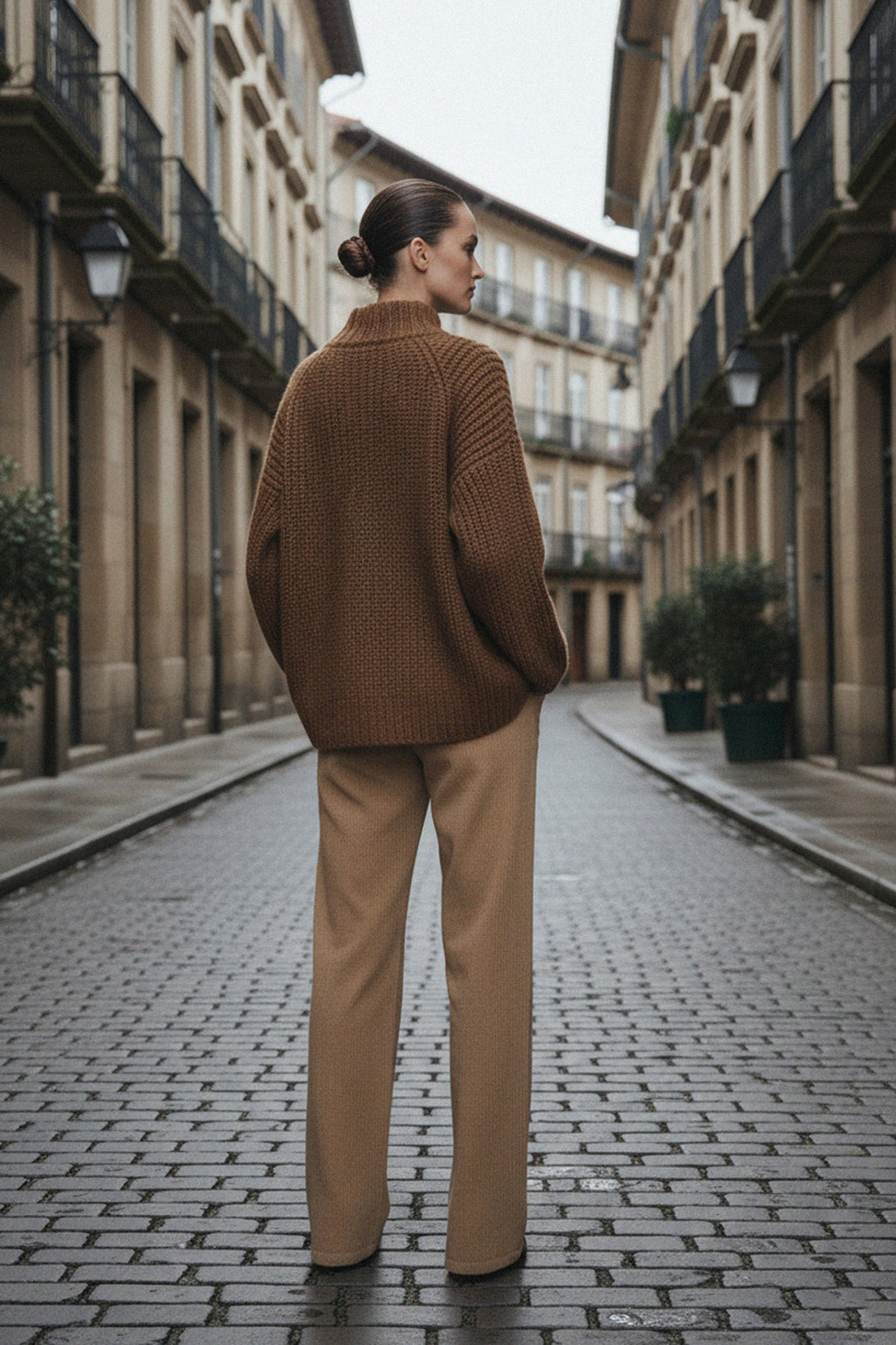 flattering fit corduroy trousers, Shahida,