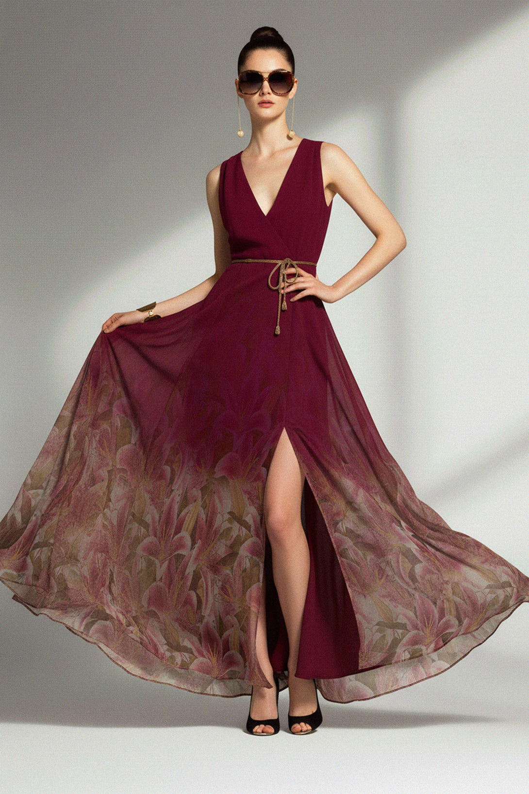 long dress long dress,
Long Dress,
ladies v neck dress, Shahida,