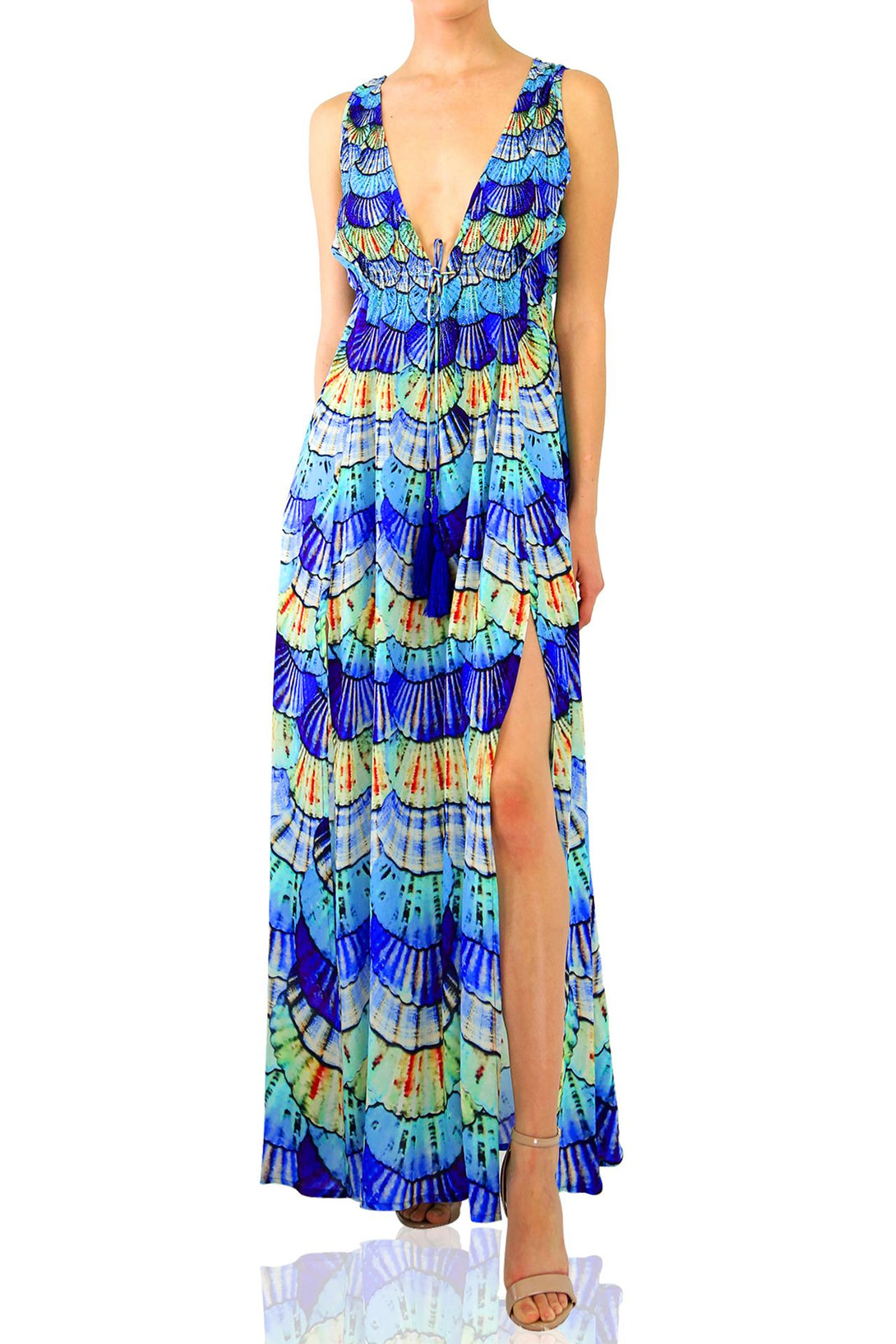 "maxi dresses for women" "Shahida Parides" "sexy blue dress" "floor length dress"
