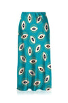 High Waisted Knee Length Skirt