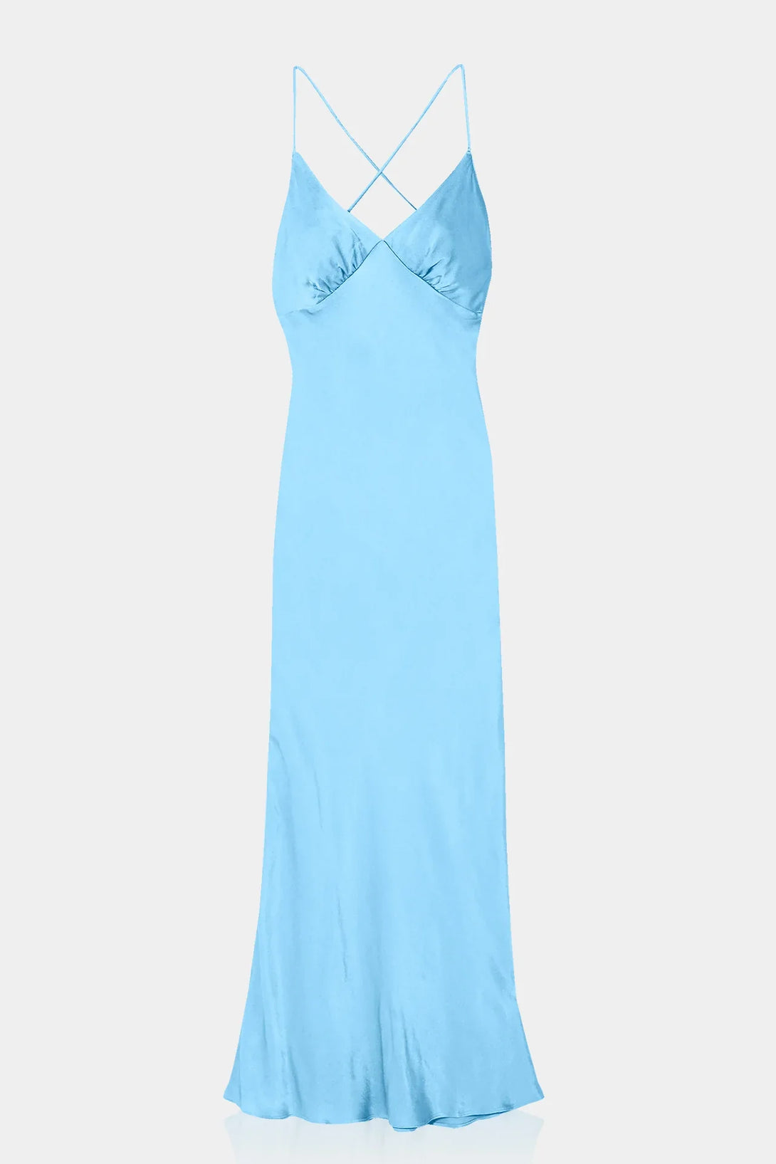 S Sky Blue Summer Vacation Dresses S Sky Blue Summer Vacation Dresses