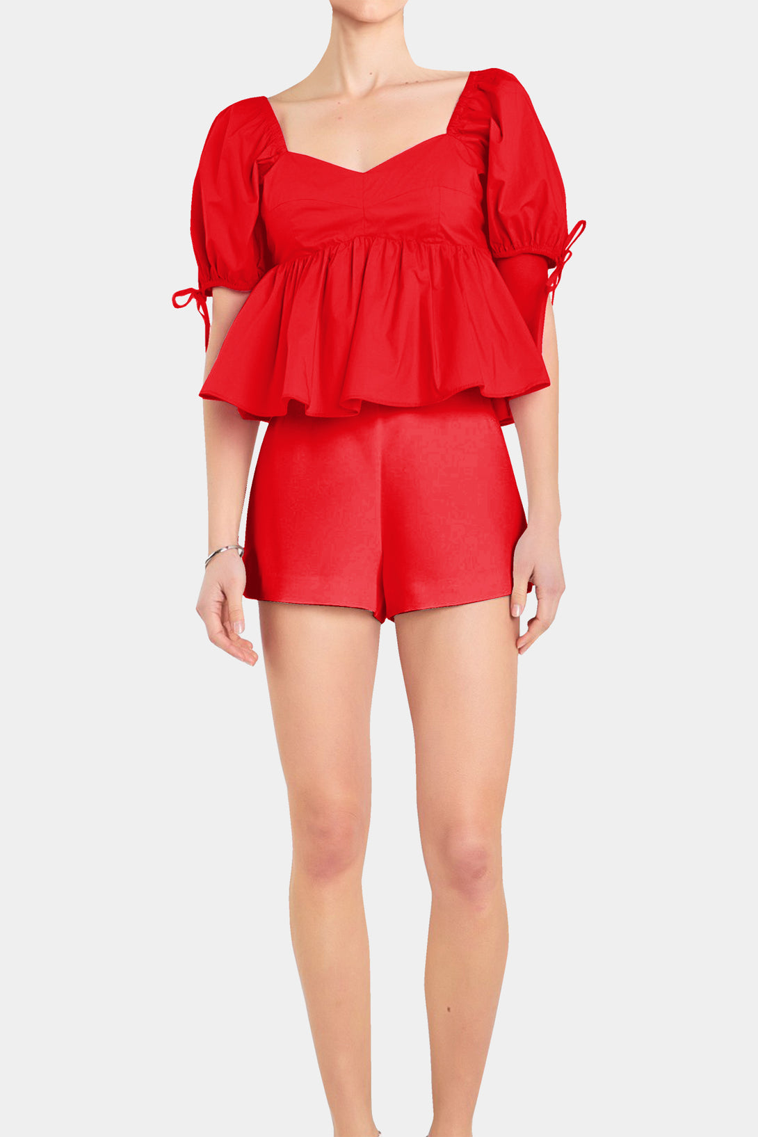 womens tops and blouses, red tops, summer casual tops for women, Shahida Parides,