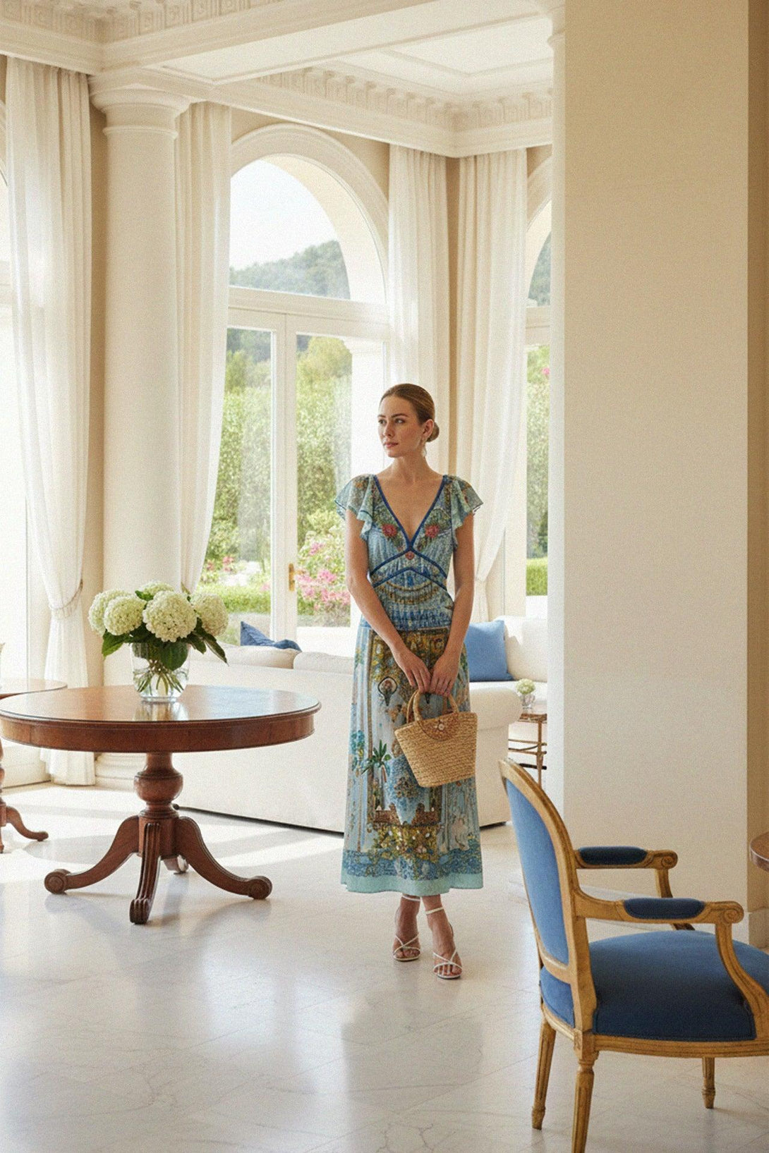 Shahida Parides,
plus size sun dresses,
navy blue dress,
midi dresses,