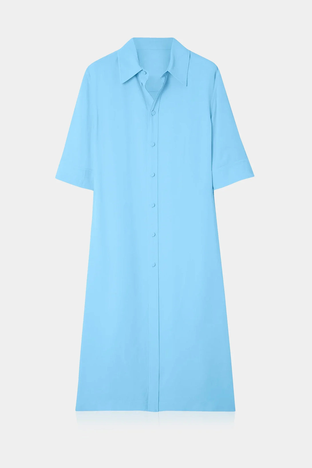 Shahida Parides,
modest midi dresses,
midi dresses,
light blue dress,