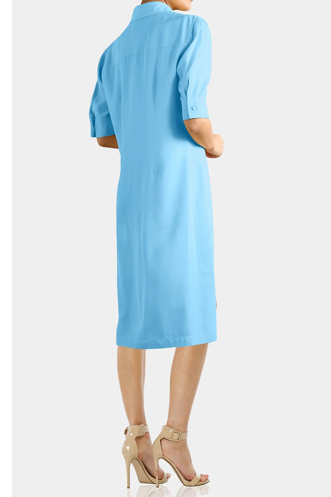 Designer Light Blue Dress | Shirt Dresses For Women - Shahida Parides Designer Light Blue Dress | Shirt Dresses For Women - Shahida Parides