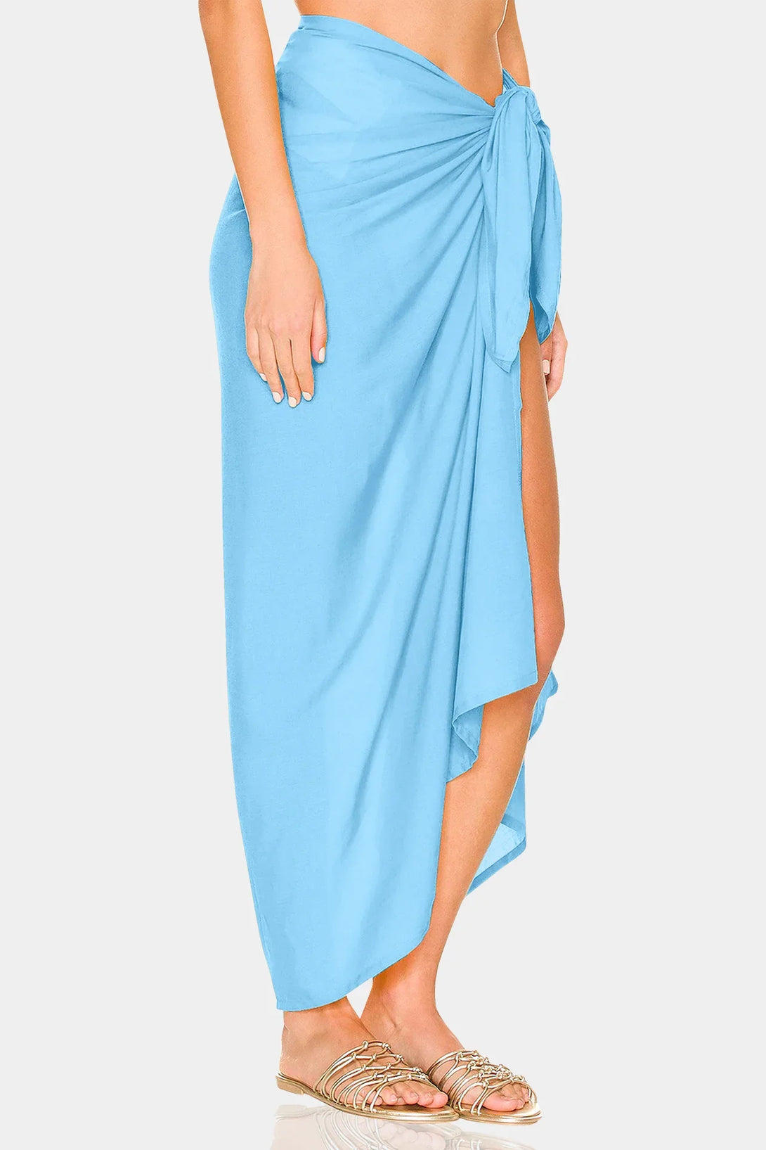 Shahida Parides,
plus size sarong,
swim sarong,
blue sarong,