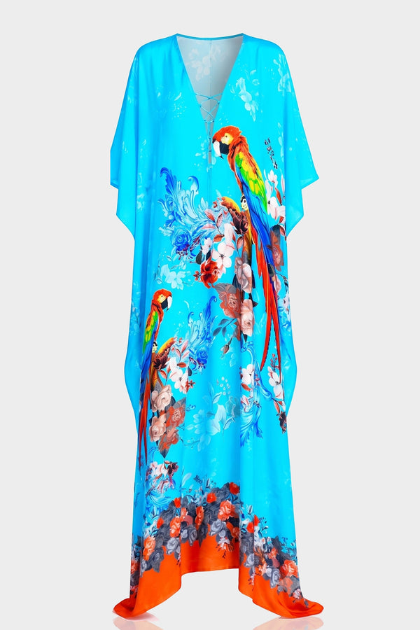 Designer Summer Dresses For Vacation | Ladies Kaftan | Shahida Parides 3XL (20 US