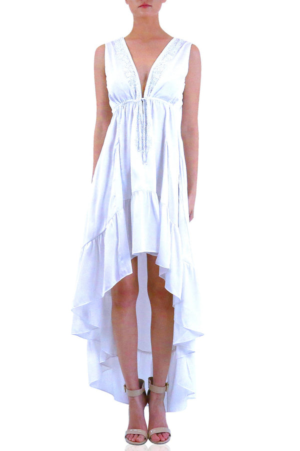  long flowy white dress, formal dresses for women, plus size maxi dresses,