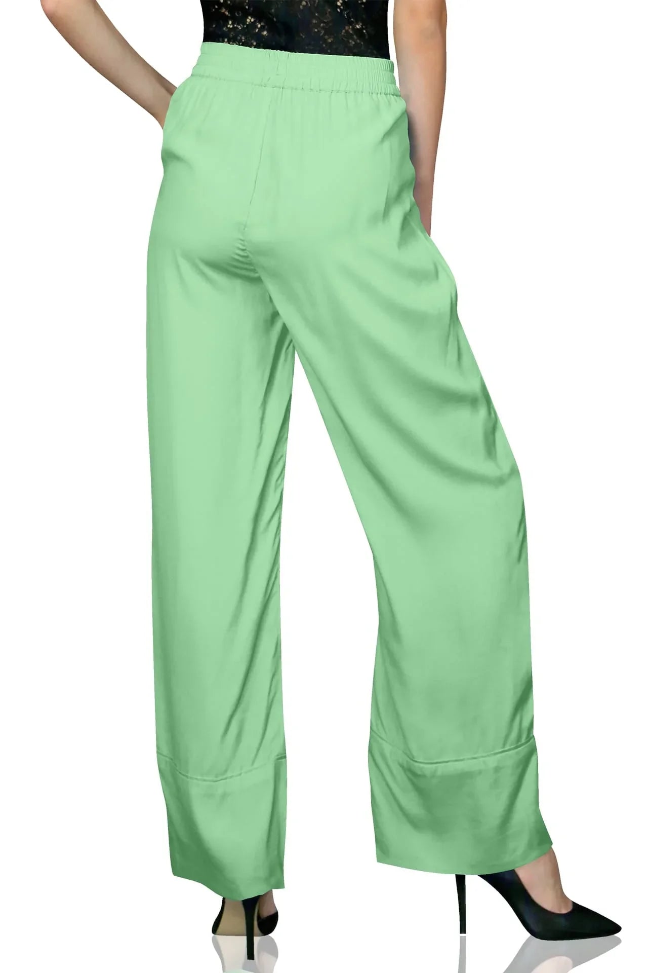 Small Green Wide Leg Pants Small Green Wide Leg Pants
