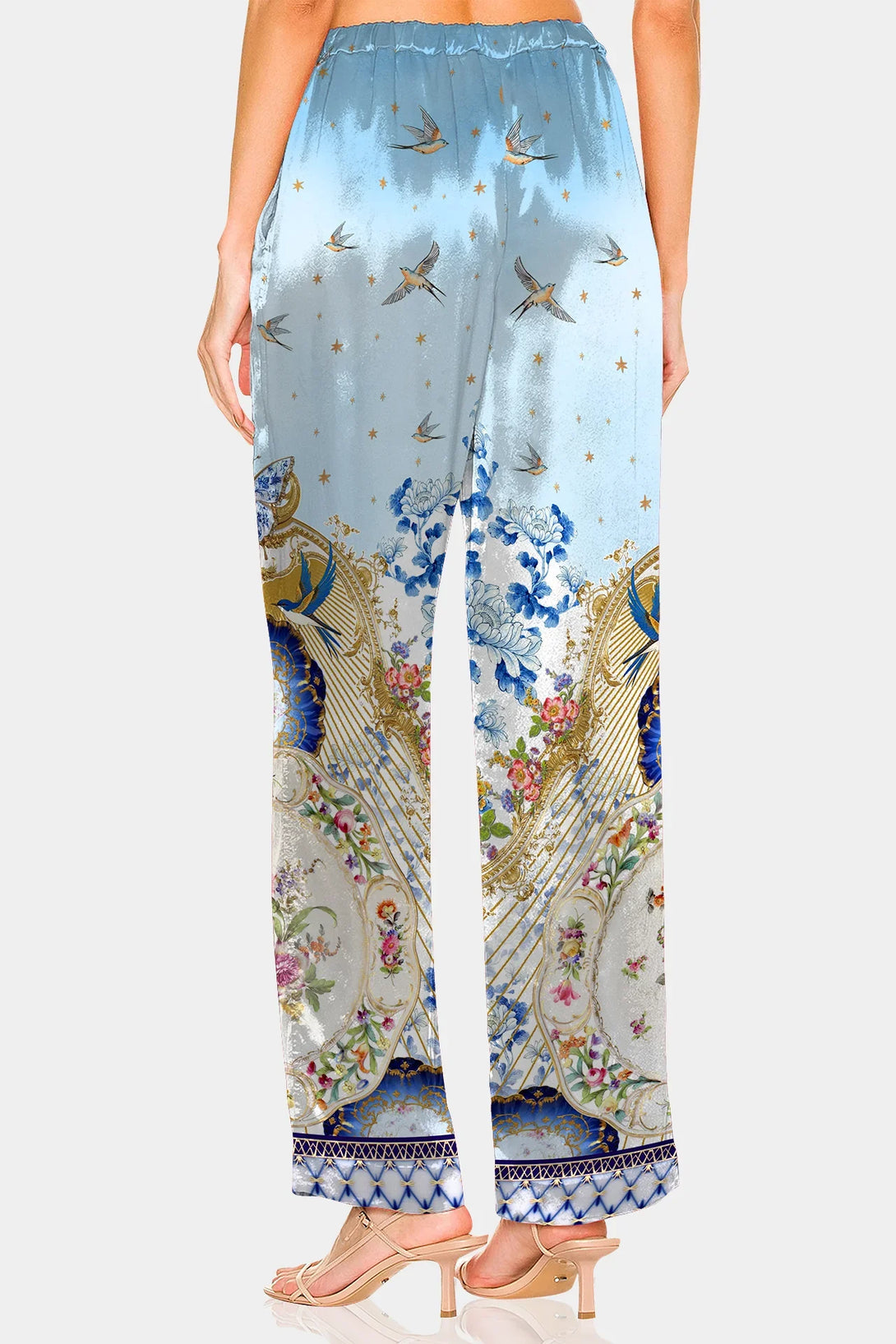 romanticism print, Shahida Parides,
plus size plazzo pants,
plazzos for women,