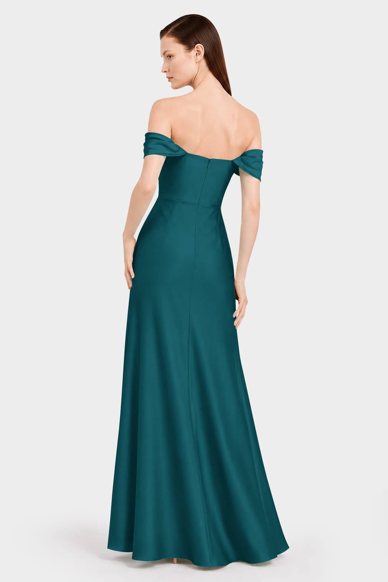 Rich Teal Bridesmaid Dress