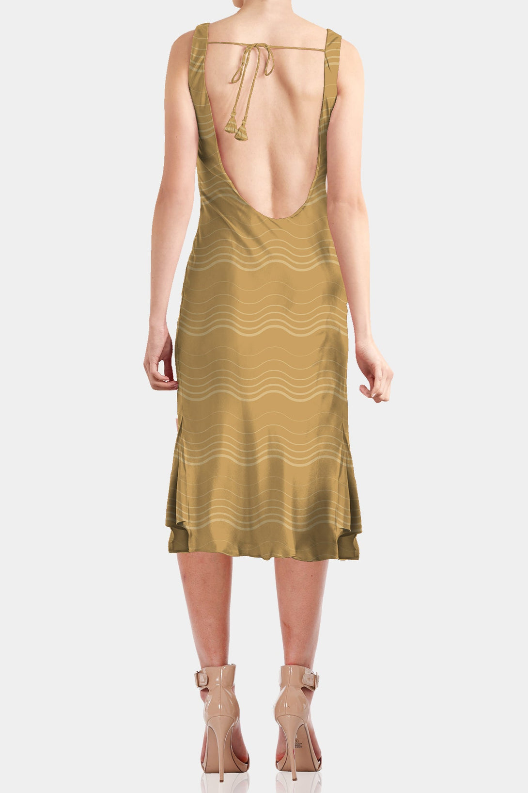Designer Camisole Dress | Cami Midi Summer Dress