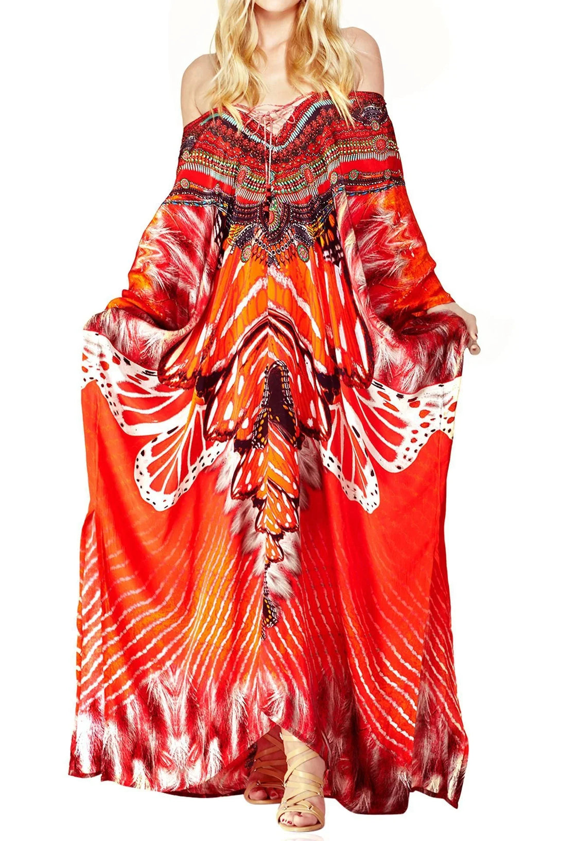 plus size vacation clothes, resort wear dresses, Shahida Parides, kaftan for party,